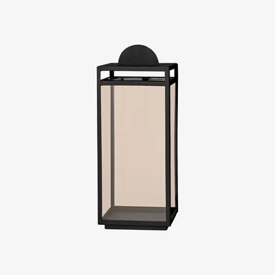 Made in Design Turris Candle holder - H 40 cm by AYTM Orange/Brown