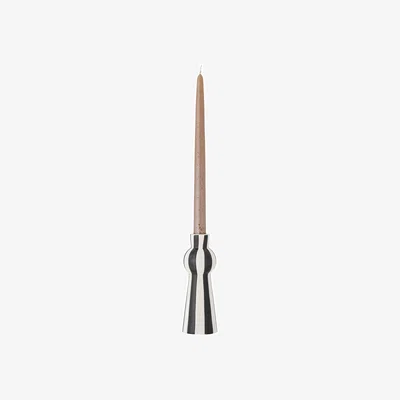 Made in Design Eja Candle stick ceramic black / Ø 6 x H 17 cm - Bloomingville
