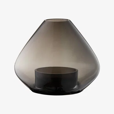 Made in Design Uno Large Candle holder - / Vase - Ø 26 x H 21 cm by AYTM Black