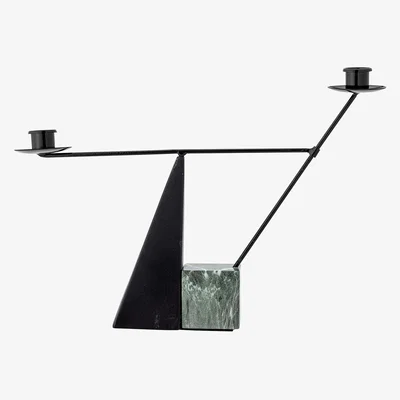 Made in Design Jayda Candelabra metal black / W 40 x H 26 cm - Bloomingville