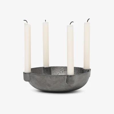Made in Design Bowl  Small Candelabra - / Ø 14 cm - Brass by Ferm Living Black