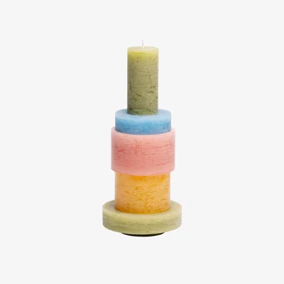 Made in Design Candle Candl Stack 03 wax / 5 stackable Units - Combustion 80 hours - STAN EDITIONS
