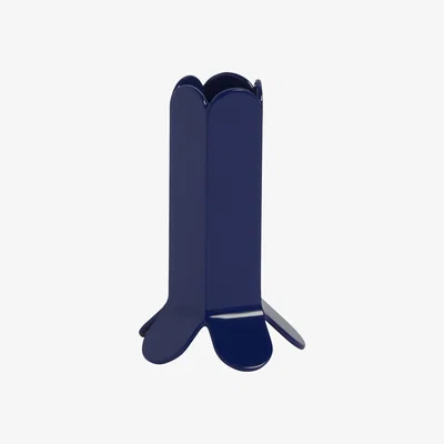 Made in Design Arcs Small Candle stick - / H 9 cm - Metal by Hay Blue