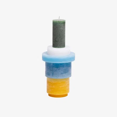 Made in Design Candle Candl Stack 03 wax / 5 stackable Units - Combustion 80 hours - STAN EDITIONS