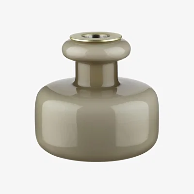 Made in Design Puteli Candle stick glass beige / Ø 10.5 x H 9.5 cm - Marimekko