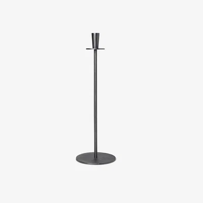Made in Design Hoy Candle stick - / H 55 cm - Cast aluminium by Ferm Living Black