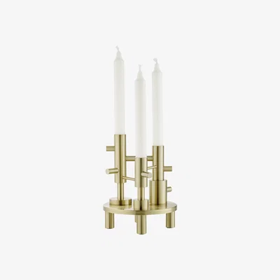 Made in Design Candelabra - Brass - H 20 cm by Fritz Hansen Gold/Metal