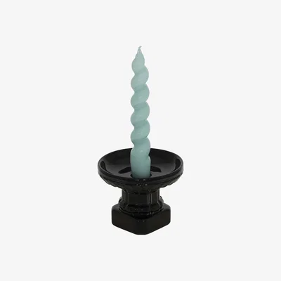 Made in Design Diane Candle stick - / Ø 11 x H 10 cm by Maison Sarah Lavoine Black