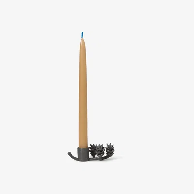 Made in Design Forest Candle stick - / Brass by Ferm Living Black