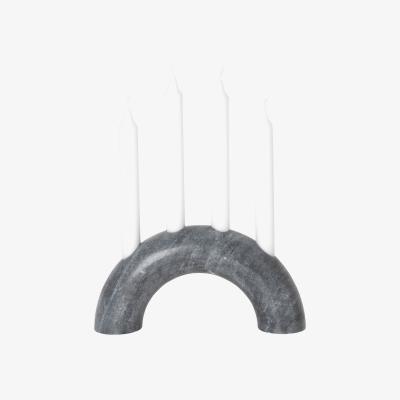 Made in Design Bow Candelabra - / Marble by Ferm Living Black