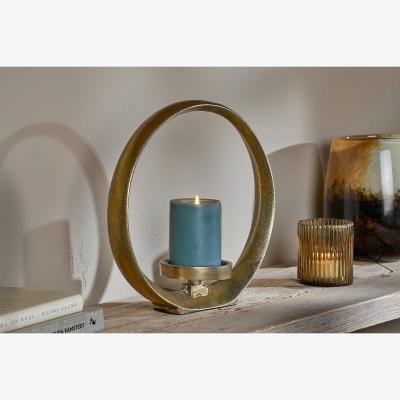 Nkuku Nkuku Saili Statement Candle Holder | Candles Holders & Lanterns | Antique Brass