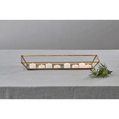 Nkuku Nkuku Bequai Tray | Decorative Accessories | Gold | 5.5 x 45 x 15.5 cm
