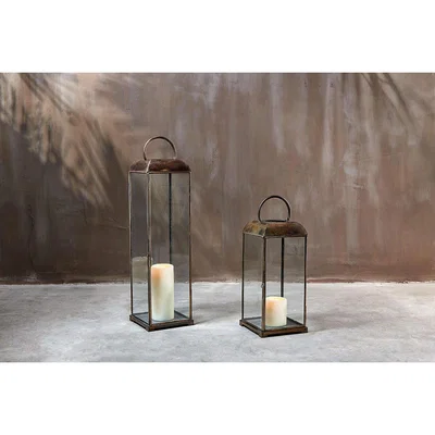 Nkuku Nkuku Kaso Lantern | Lanterns & T-Lights | Gold | Large