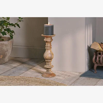 Nkuku Nkuku Akello Candle Stick | Candles Holders & Lanterns | Brown | 46 x 16 cm