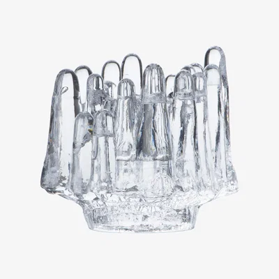 Nordic Nest Kosta Boda Polar candle holder 112 mm Clear