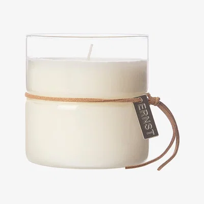 Nordic Nest Ernst scented candle in glass with band Ø8 cm Time to do nothing