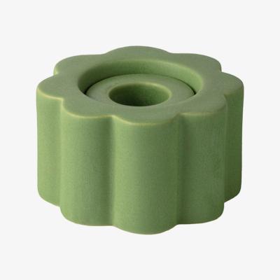 Nordic Nest Birgit vase/candle sticks 5 cm Olive
