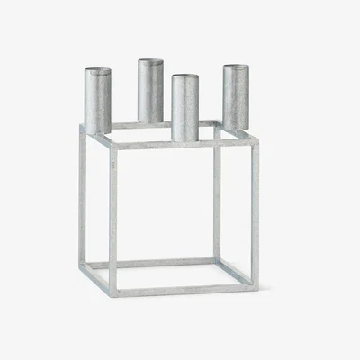 Nordic Nest Audo Copenhagen Kubus 4 candle holder Zink