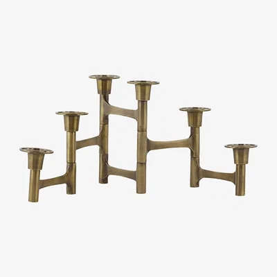 Nordic Nest Move candle holder brass