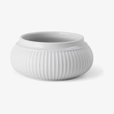Nordic Nest Curve Block candle sticks Ø11 cm White