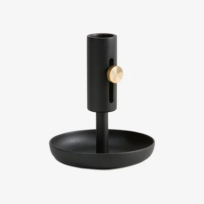 Nordic Nest Granny candleholder low black