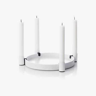Nordic Nest Luna candleholder white stained oak