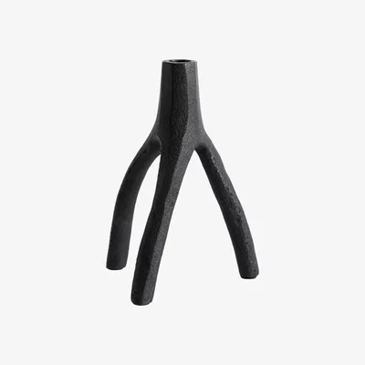 Nordic Nest Aion candlestick XL 22 cm black