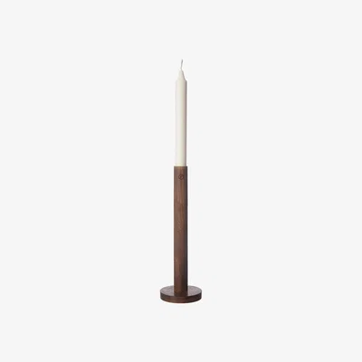 Nordic Nest Ernst candle sticks made of wood 25 cm Dark brown