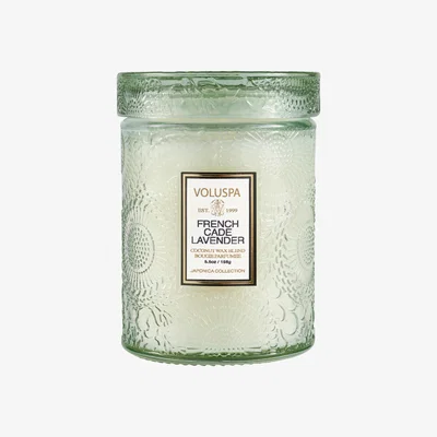 Nordic Nest Japonica scented i glass jar 50 hours french cade & lavender