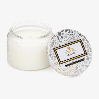 Nordic Nest Scented candle glass jar 25 hours Mokara