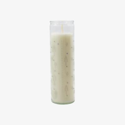Nordic Nest House Doctor Calendar candle in glass Silver