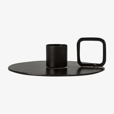 Nordic Nest Art candle holder black