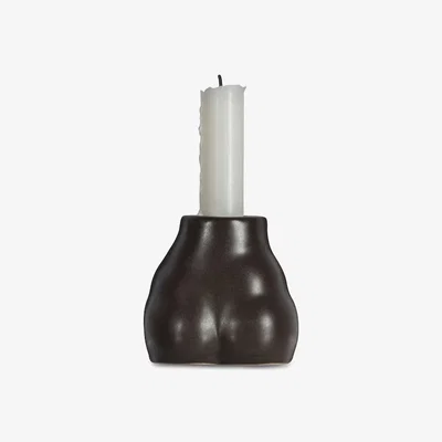 Nordic Nest Nature candle sticks 9.5 cm Brown