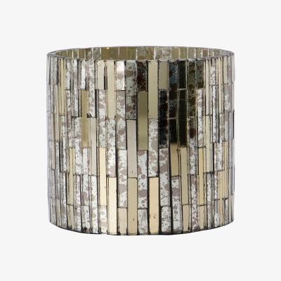 Nordic Nest Cara tea light holder Ø8 cm Silver