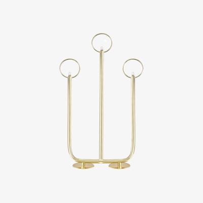 Nordic Nest Globen Lighting Natale 3 Advent candle holder Brass
