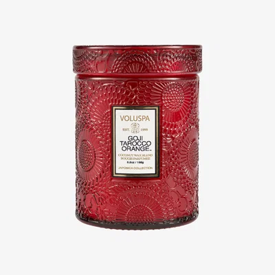 Nordic Nest Japonica scented i glass jar 50 hours goji tarocco orange