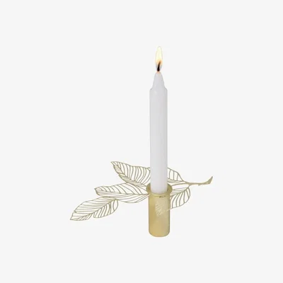 Nordic Nest Hassel candlestick small 3 cm gold
