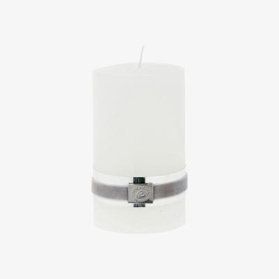 Nordic Nest Lene Bjerre Rustic candle white 12.5 cm