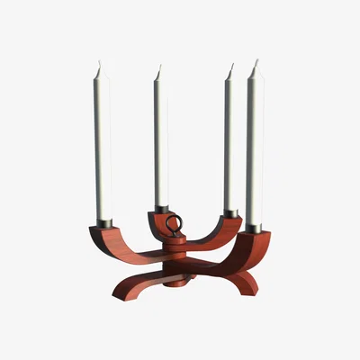 Nordic Nest Nordic light candlestick Limited Edition red