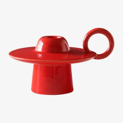 Nordic Nest &Tradition Momento JH39 candle holder Poppy Red