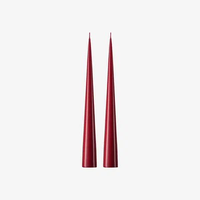 Nordic Nest Ester & Erik chandelier 34 cm 2-pack lacquered wine red 44-0