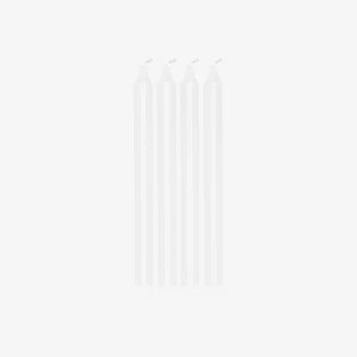 Nordic Nest Scandi Essentials Ambiance tapered candle 4 pack 27 cm White