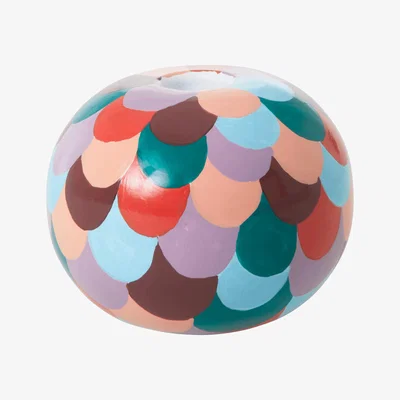 Nordic Nest Rice candle sticks Ø10 cm Disco ball-handpainted