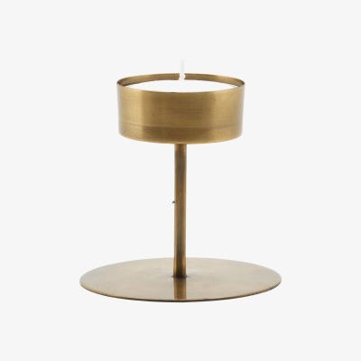 Nordic Nest Anit candle sticks antique brass 10 cm