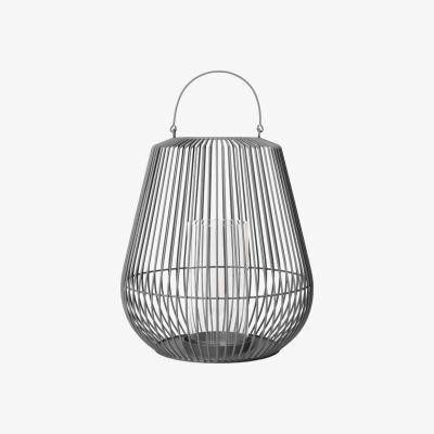 Nordic Nest Nidea lanterna M 61.5 cm steel grey (dark grey)
