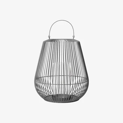 Nordic Nest Nidea lanterna M 61.5 cm steel grey (dark grey)