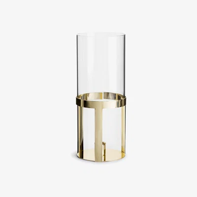 Nordic Nest Hold lantern gold-coloured