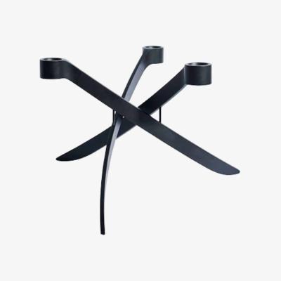Nordic Nest Uyuni Lighting Uyuni Lightarch mini candle sticks 3 arms Matte black