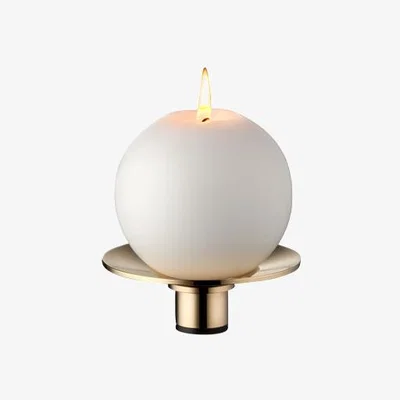 Nordic Nest LIND DNA Curve Candlestick Gold tray