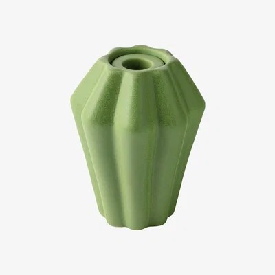 Nordic Nest Birgit vase/lantern 14 cm Olive